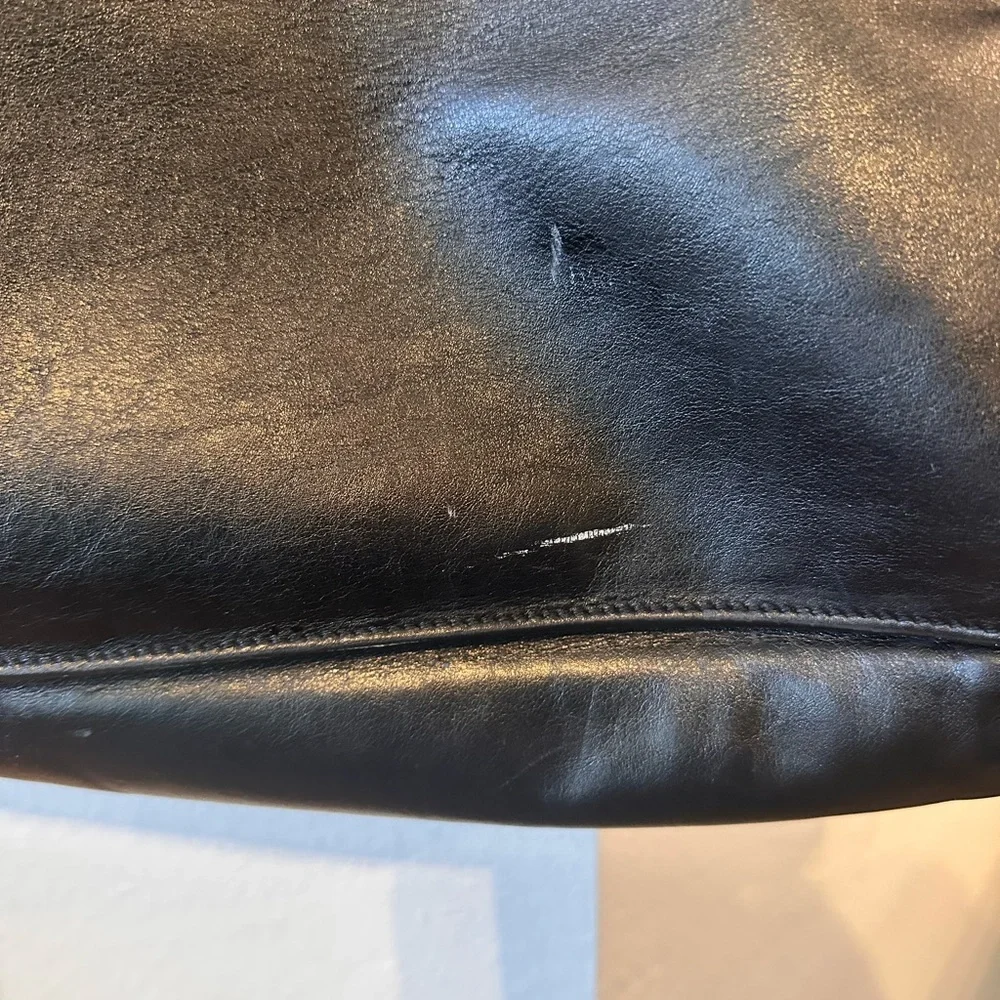 Saint Laurent Black Leather Design